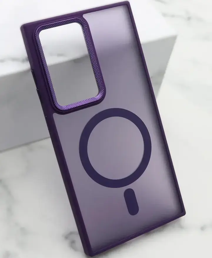 Samsung Galaxy S26 Ultra MagSafe Cam Smoke Twotone Eco Case Purple